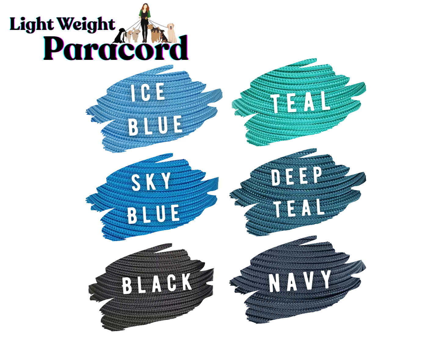 Lightweight Paracord Show Lead