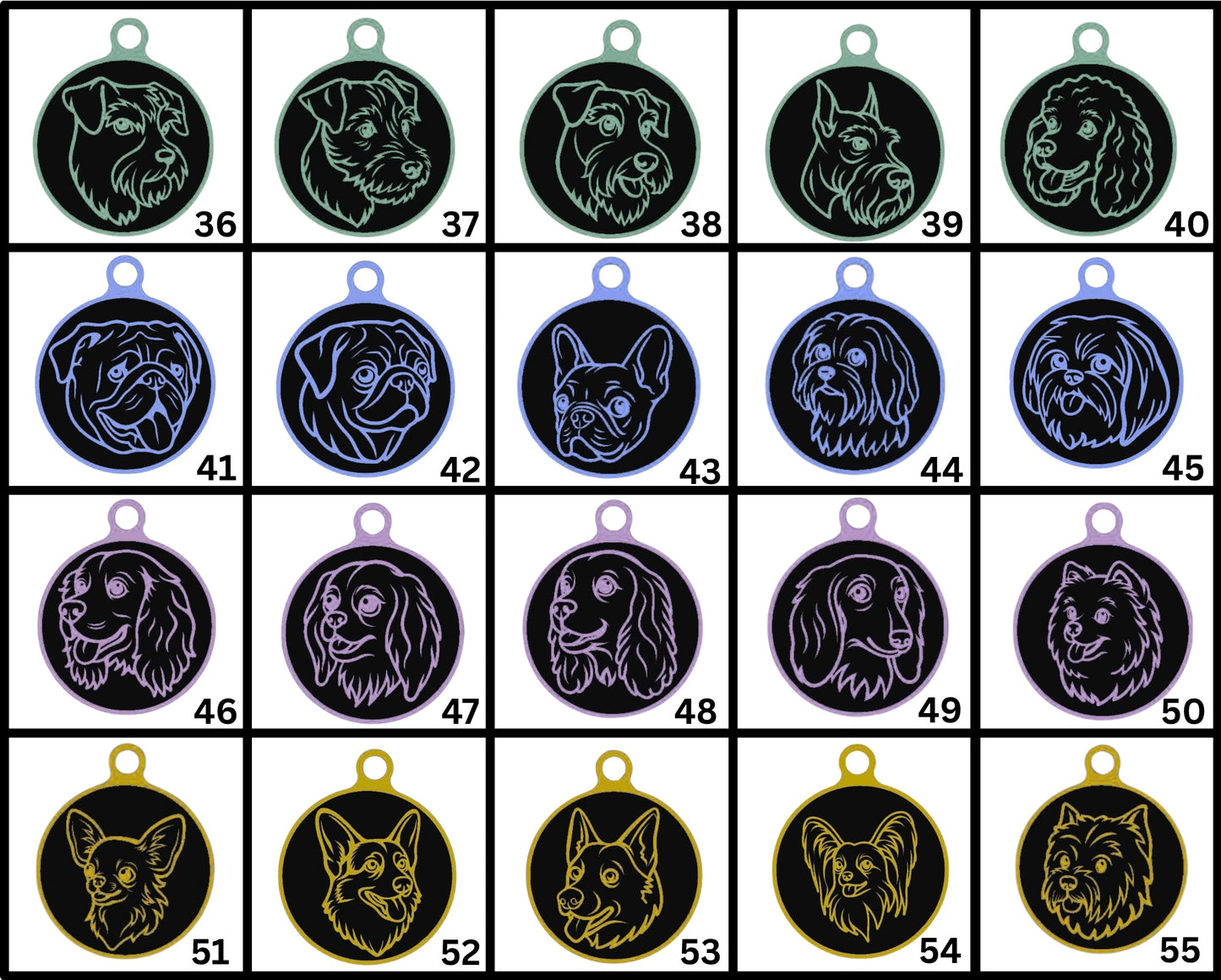 Wander Tags | Silhouette