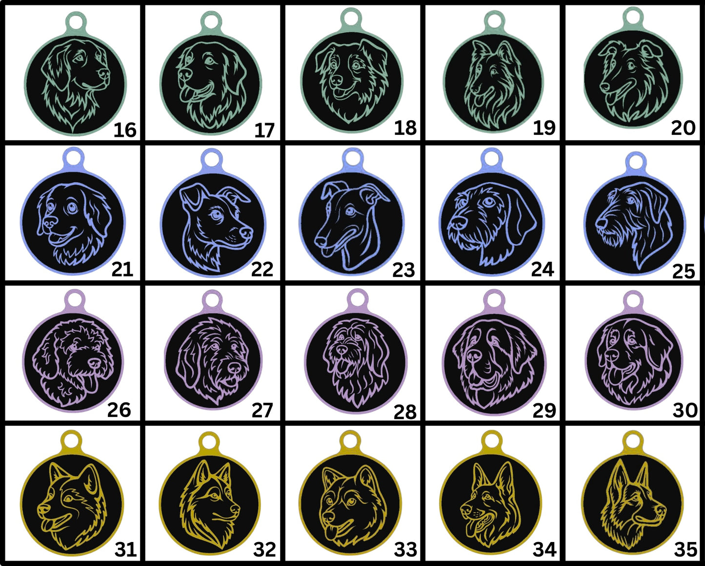 Wander Tags | Silhouette