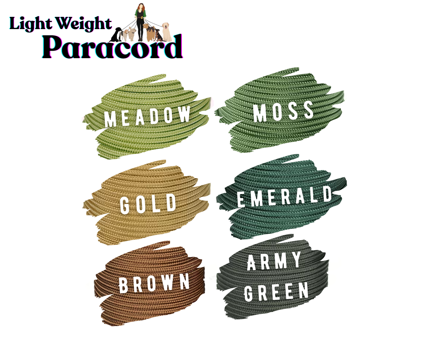 Lightweight Paracord Show Lead